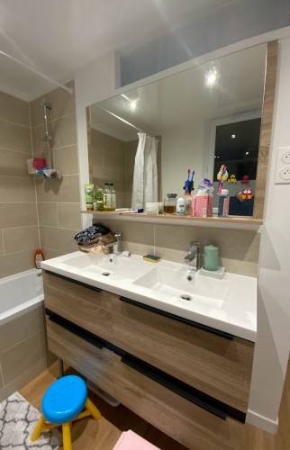 Rénovation complète d’une salle de bain et rafraîchissement d’une salle d’eau à Antony