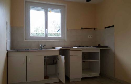 Cuisine avant travaux à Saint-Briac