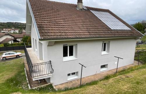 travaux d'isolation extérieure d'une maison