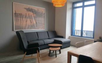 Rénovation appartement sur le Sillon Saint-Malo (salon)