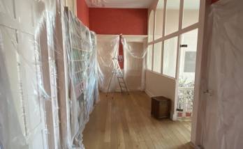 Mise en place des protection lors des travaux de rénovation 