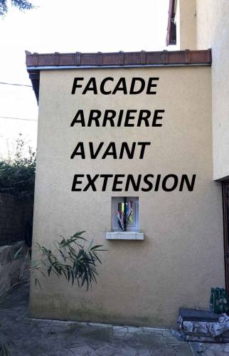 Façade arrière avant travaux (Crosne 91560)