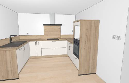Plan 3D cuisine