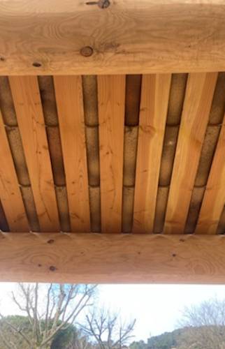 Abris de piscine en bois 