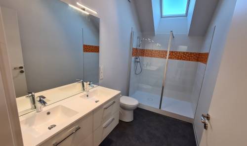 La salle de douche