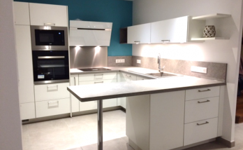 Cuisine ouverte avec retour bar