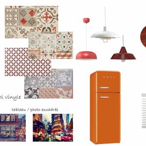 Cuisine et entrée colocation orléanaise - Alexandra Boiret-Fleury - Décoratrice - La Maison Des Architectes