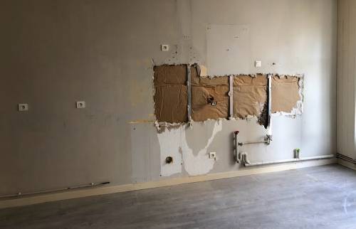 Réfectiond es murs de la cuisine