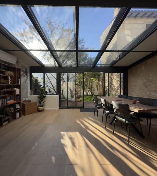 Rénovation totale d'une maison avec extension