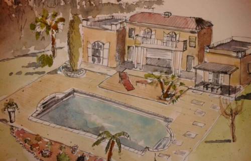 Aménagement Terrasse et Piscine : Lyon Est - Plan Avant Projet