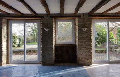 Isolation phonique entre étages dans une maison ancienne à Férel 56130