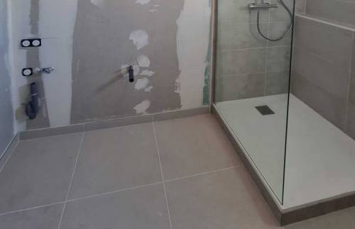 Sol de la salle d'eau