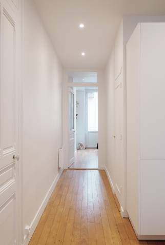 Rénovation Appartement Lyon Montchat - Couloir après travaux