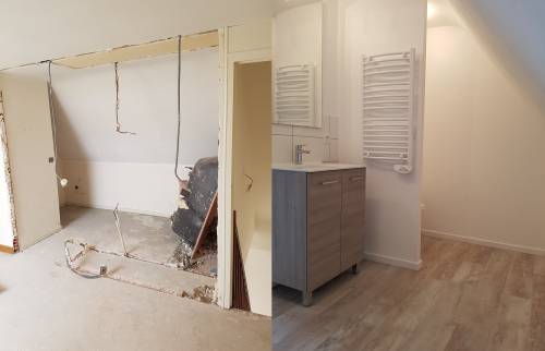 Rénovation salle d'eau - pièce humide - Amiens