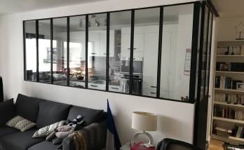 Création grande verrière atelier appartement Courbevoie (92400)