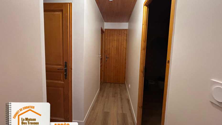 Cuisine moderne studio, Salle de bain rénovée, Salon rénové studio, Studio avec nouvelles fenêtres, Sols refaits studio, Éclairage moderne studio,