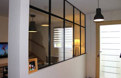 Rénovation de maison : la verrière de l'entrée