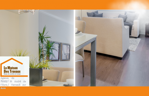 Pose de parquet moderne à Cherisy, un sol chaleureux installé par nos artisans experts.