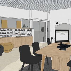 Boutique d'optique - Georgia CROZET - La Maison Des Architectes