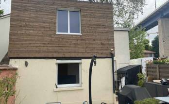 surélévation bardage bois