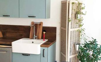 cuisine vert d'eau