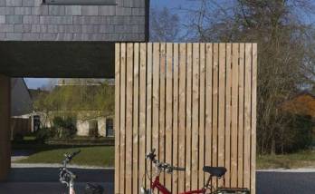 Pose d'une toiture / façade en ardoise - Quéven (56530)