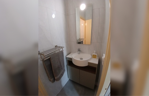 rénovation salle de bain - lavabo