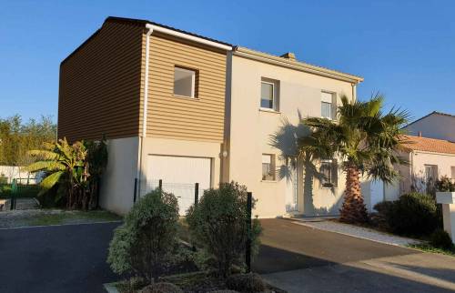 Vue 3D projet - Surélévation de maison de 30 m² à Vertou