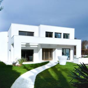 Extension et rénovation de maison, Essonne - Entrée de la maison