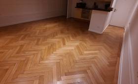 Après restauration parquet Pontarlier