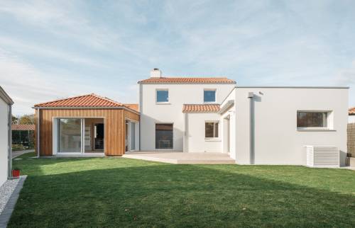 Double extension de maison aux Sorinières (44840)- extérieur