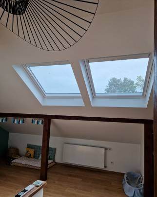 Installation de fenêtres de toiture à Mulhouse, Rebberg