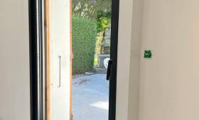 Installation d'une baie vitrée à galandage à Chambéry