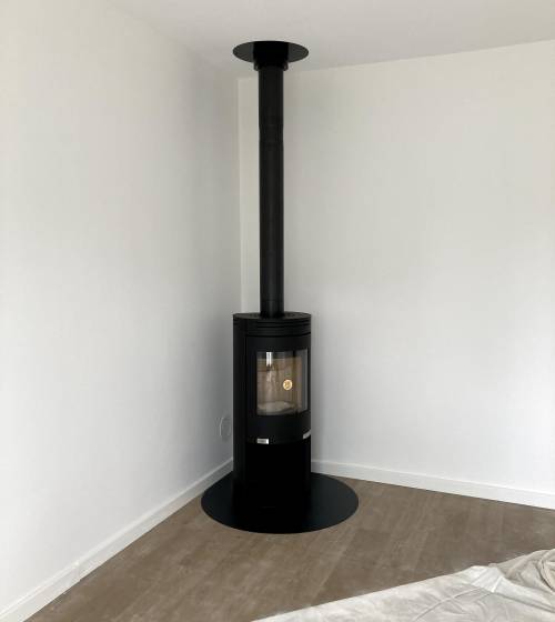 installation d’un poêle à bois