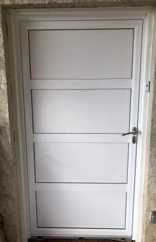 porte d'entrée après travaux