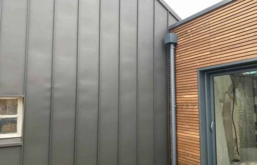 Façade en aluminium