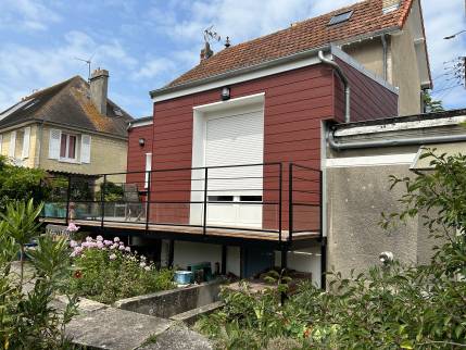 Rénovation de l'extension avec bardage (Calvados)