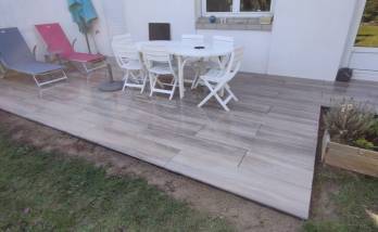 Terrasse sur plots