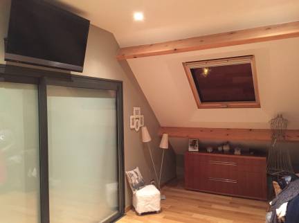 Porte coulissante sous les combles Arras