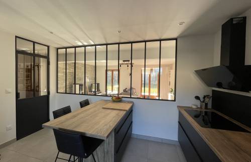 Une belle luminosité dans la cuisine