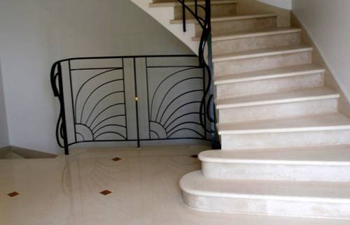 escalier quart tournant