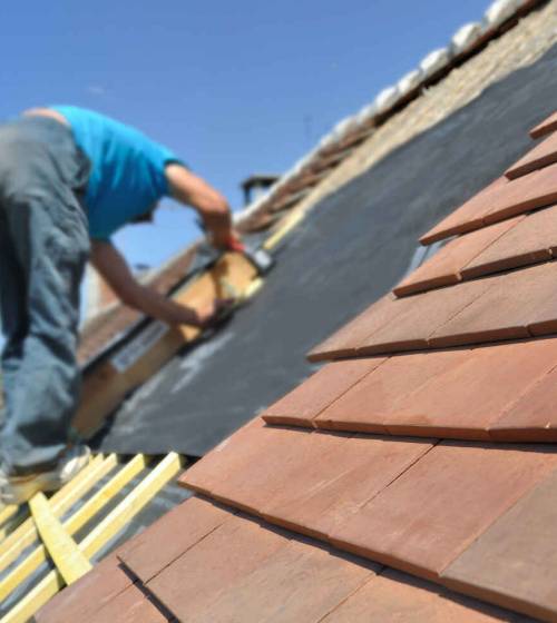 Finitions isolation de la toiture par l'extérieur