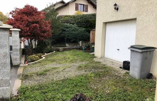 Allée avant le début des travaux