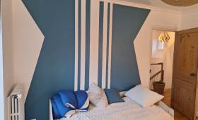 Chambre d'enfant avec décoration après travaux de rénovation de maison - Pornic 44210