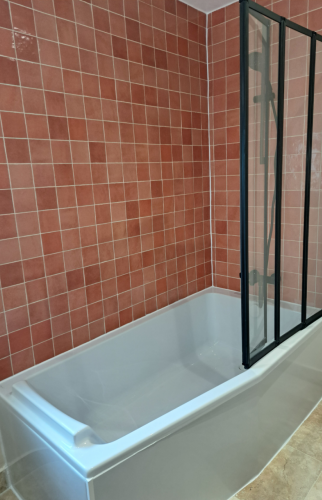 Changement d'une baignoire-douche