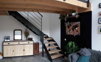 Installation de l'escalier