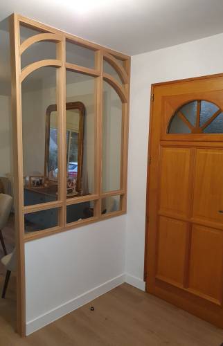 Verrière d'atelier posée