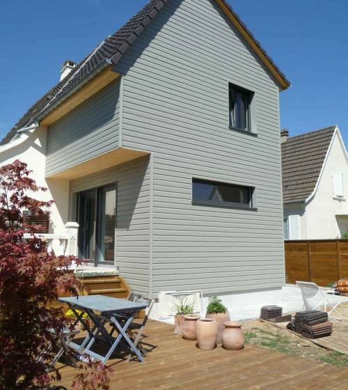 Extension sur deux niveaux à Saint Louis