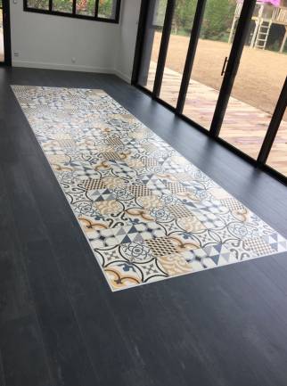 Parquet et carreaux au sol La Ferté st aubin