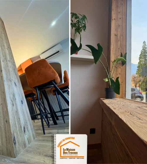 habillage bois Albertville Moûtiers, menuiserie sur mesure Albertville, décoration bois Moûtiers, artisan bois Albertville, rénovation intérieure Albertville Moûtiers